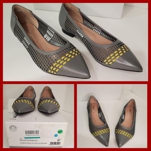 🆕️Pollini Colour Block Cutout Flats Size 6